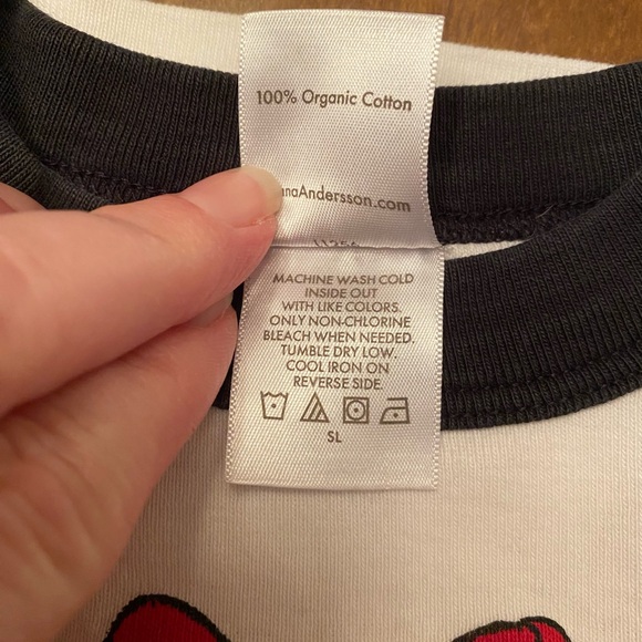 Hanna Andersson / Minnie Mouse Long John pajamas in organic cotton sz 3T - Picture 6 of 6